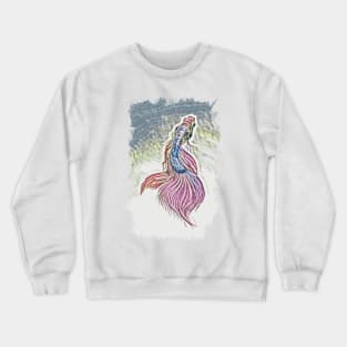 Siamese fighting fish (Betta splendens) / BETTA Crewneck Sweatshirt